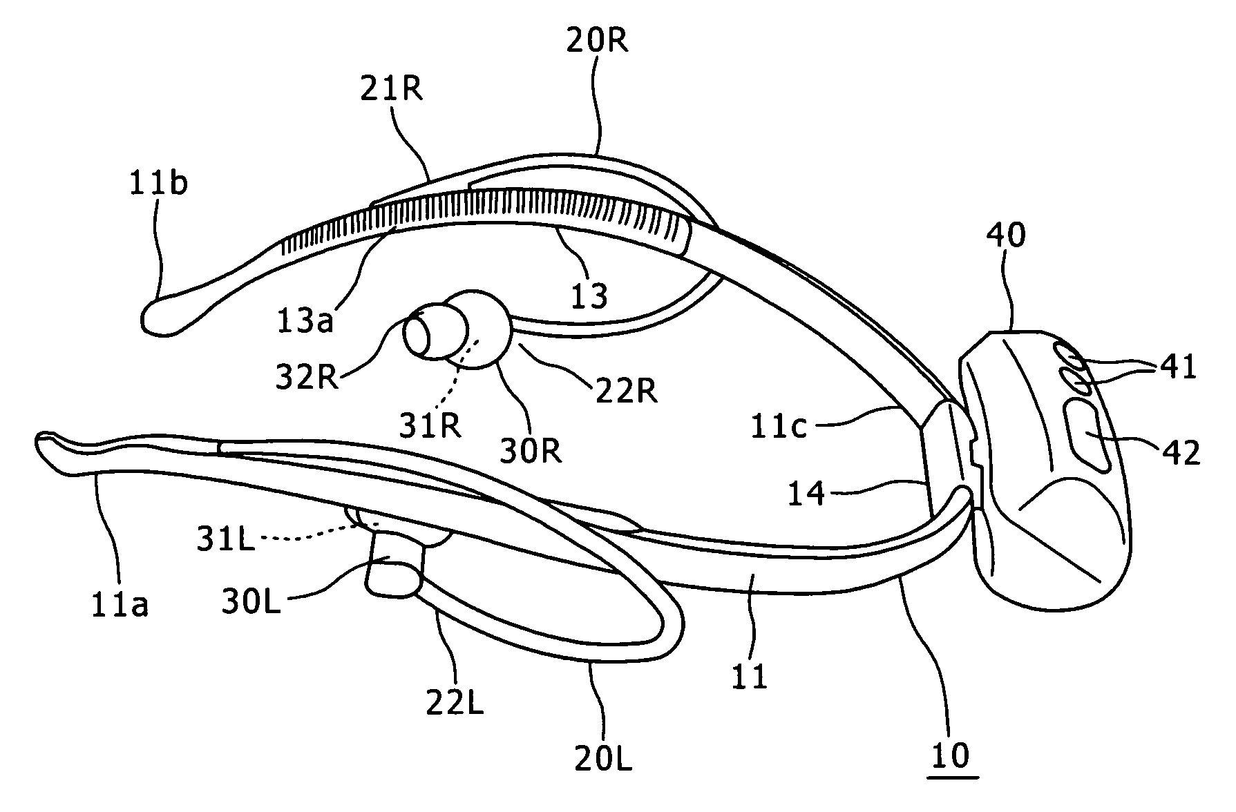 Headphone device