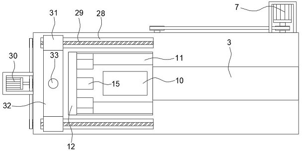 Stainless steel section bar cutting device