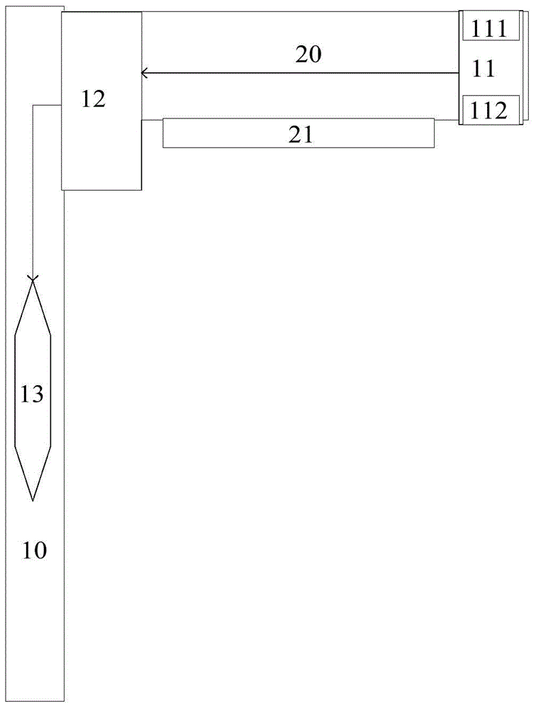 Environmental monitoring warning street lamp