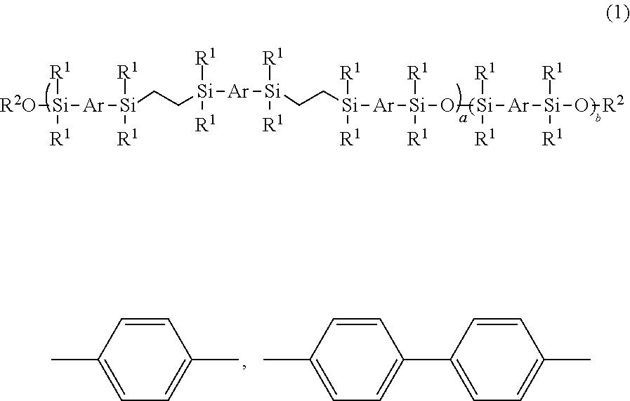 Mesogen-silicon compound (co)polymer and thermoplastic elastomer