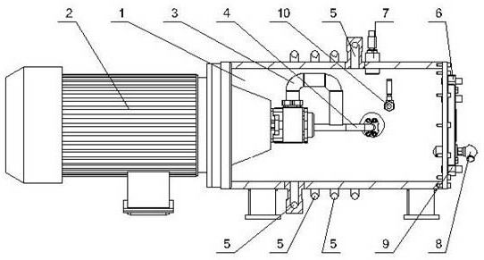 Open type rotating oil station with annular breathing pipes