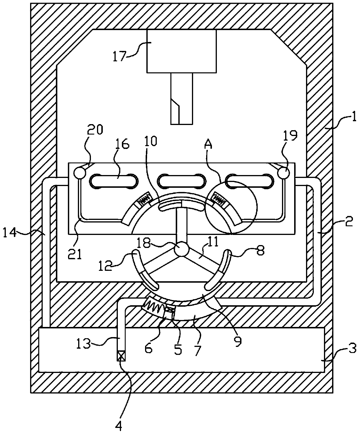 Self-heat dissipation type material tray for 3D printing