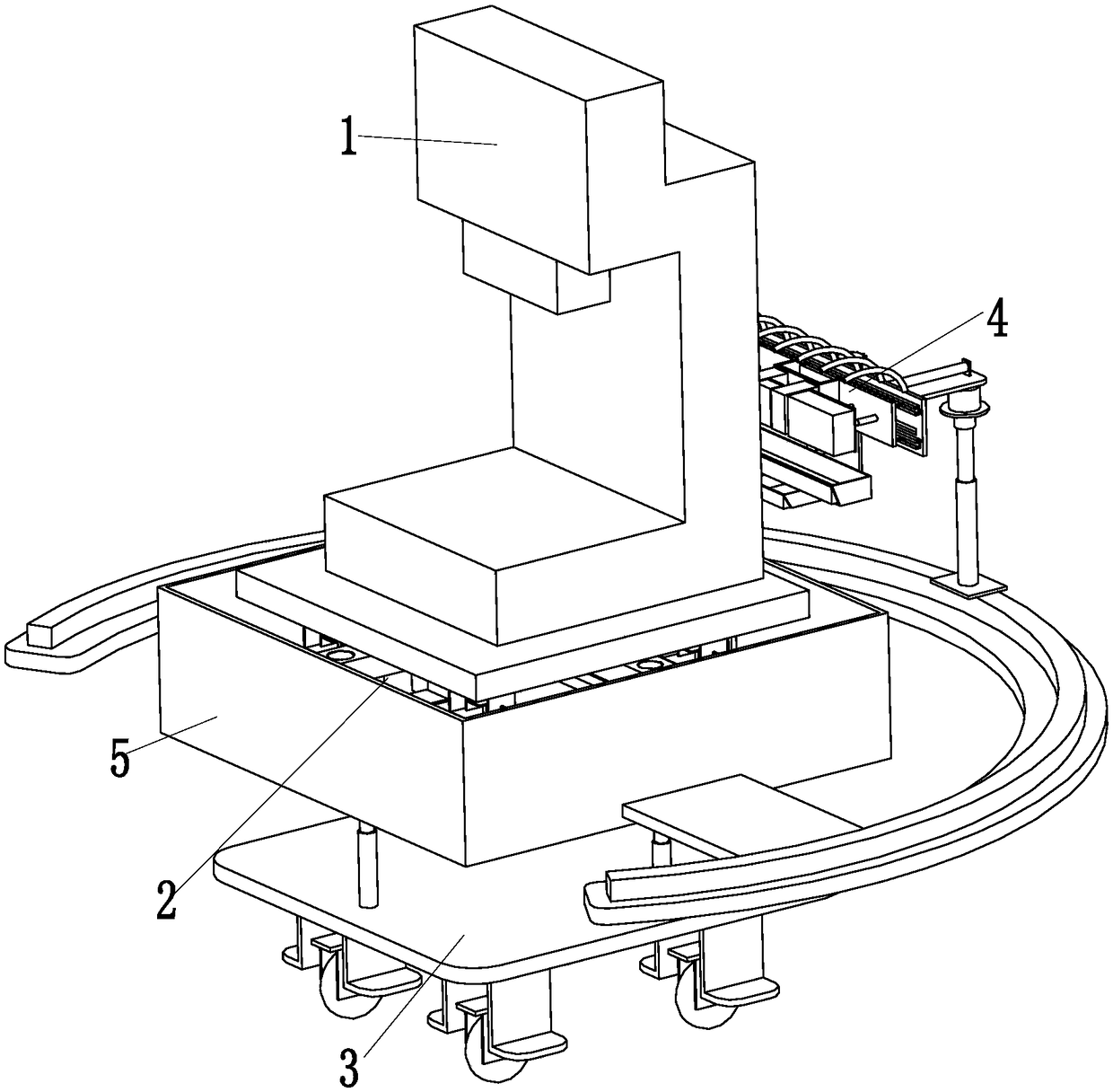 Numerical control electric discharge wire cutting machine tool preventing moisture and pollution