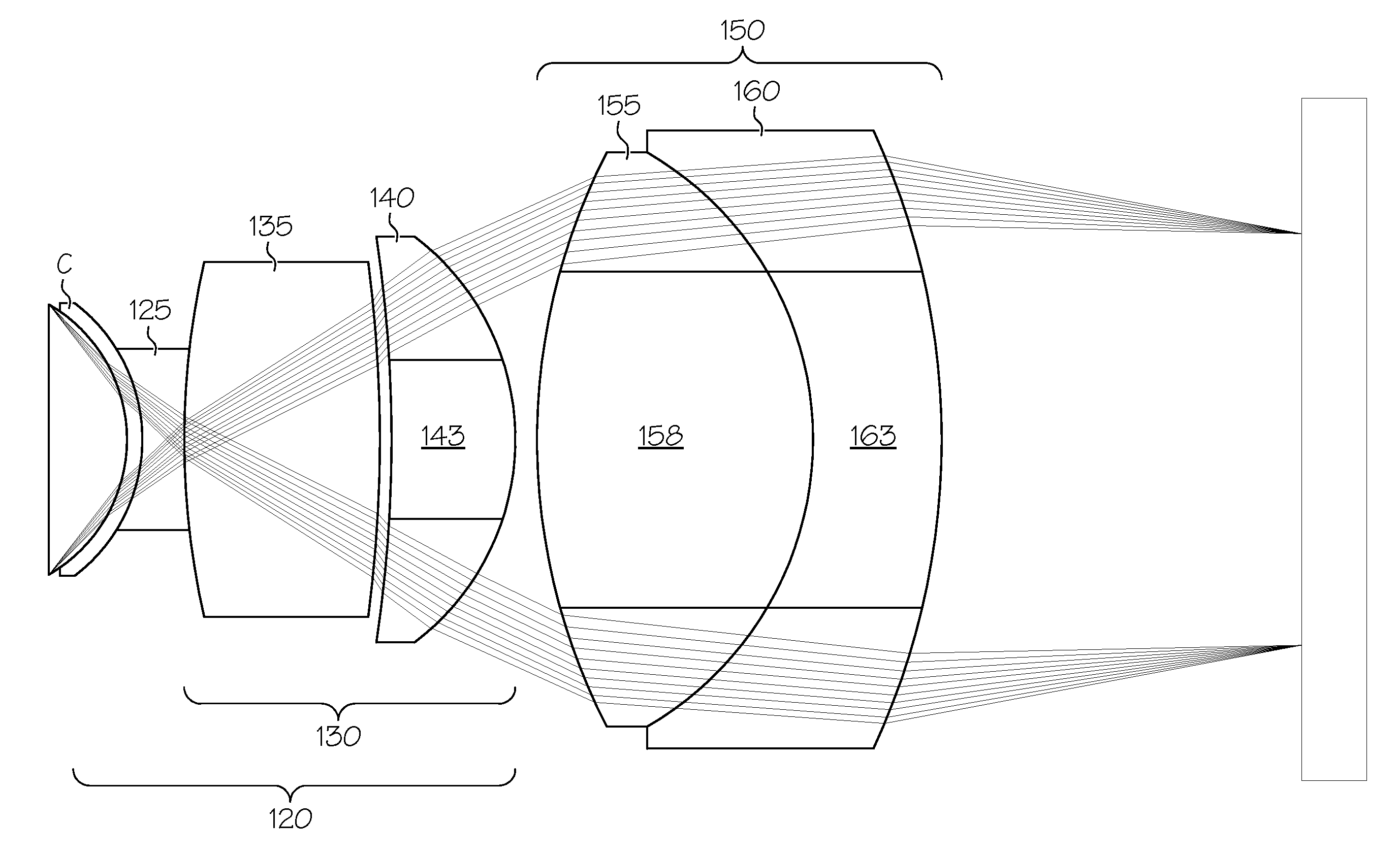 Ophthalmoscopy lens system