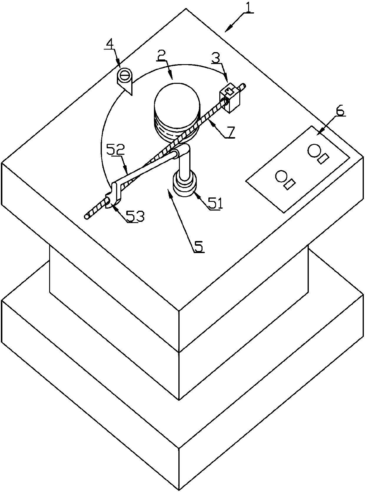 Section aluminum induction pipe bending device