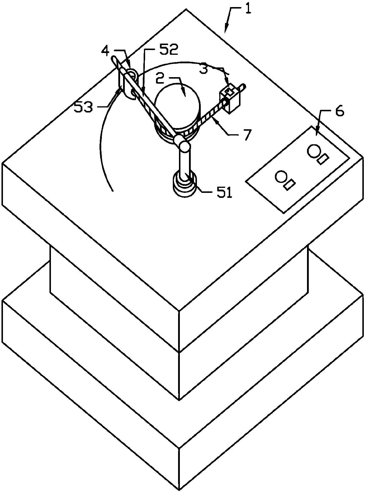 Section aluminum induction pipe bending device