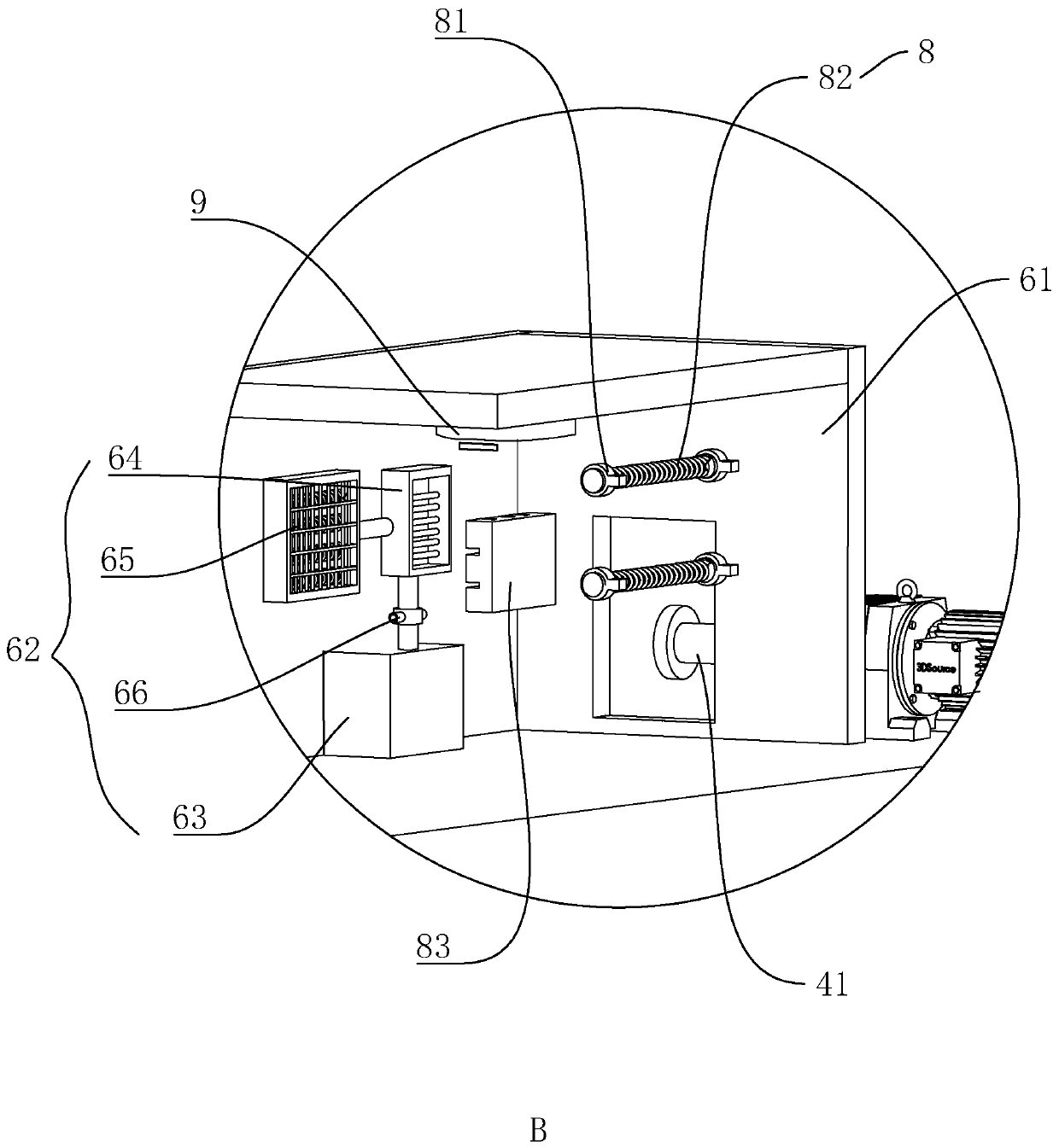 Full-automatic spraying and drying integrated wire drawing machine