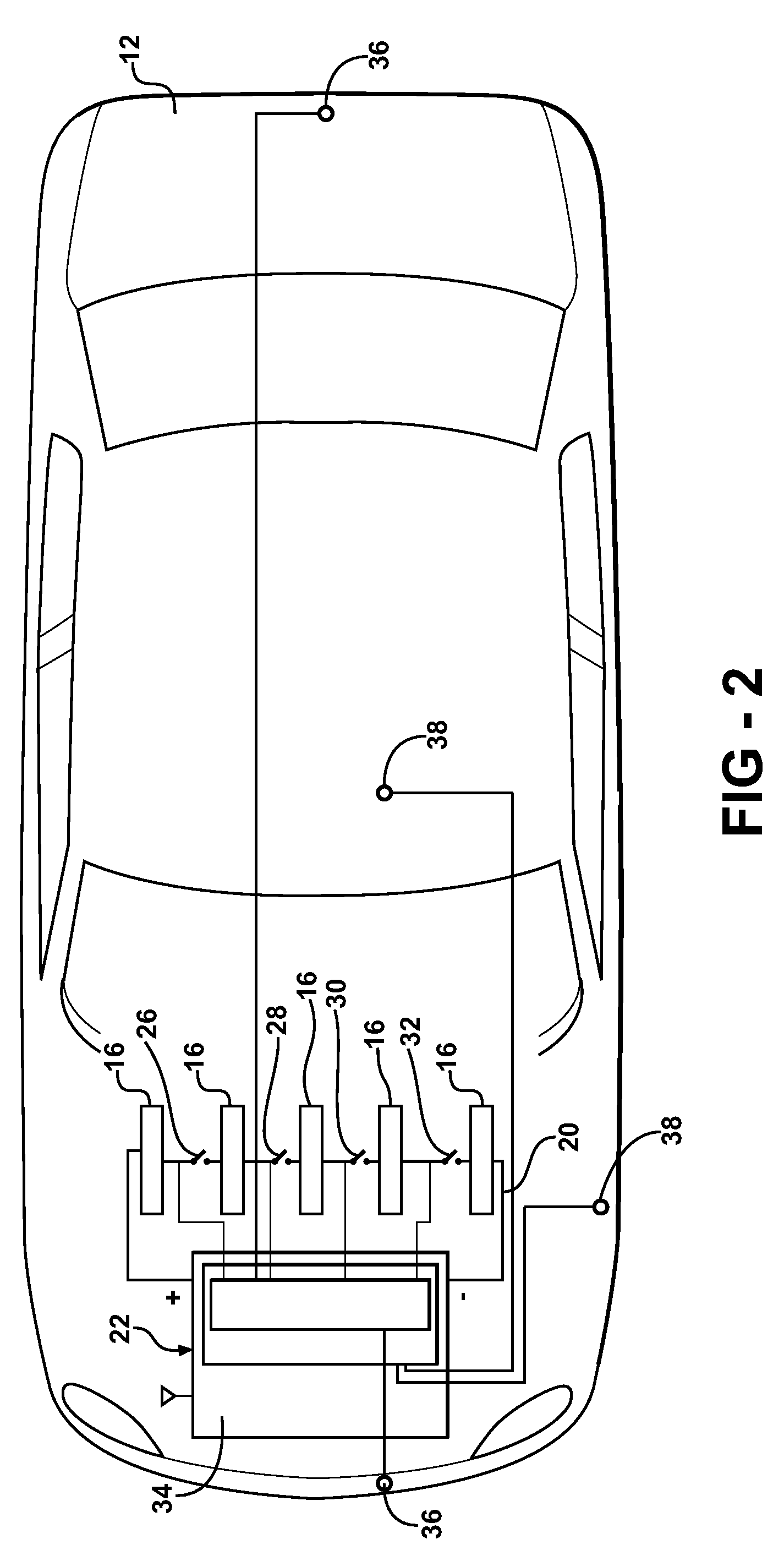 High voltage battery impact protection system for automotive vehicle