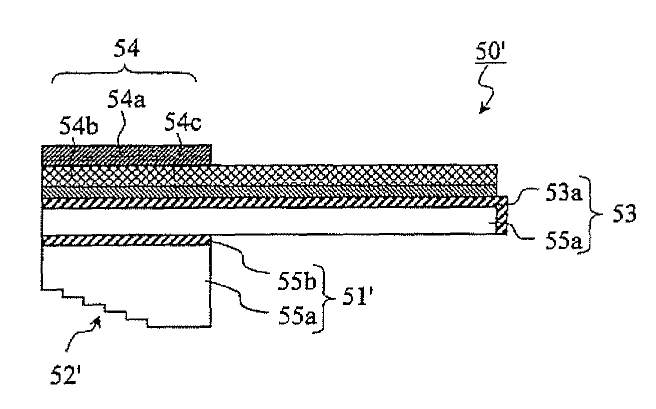 Contactor, contact structure provided with contactors, probe card, test apparatus, method of production of contact structure, and production apparatus of contact structure