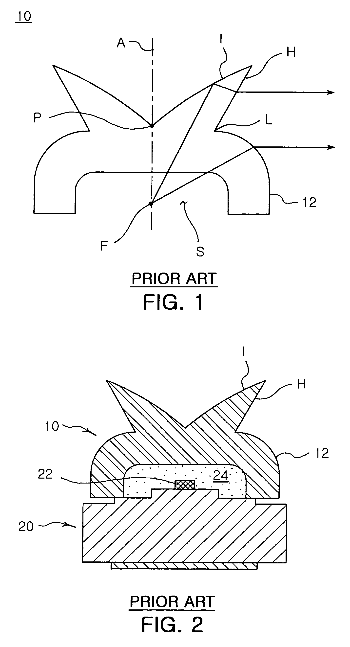 Light emitting diode package having dual lens structure for lateral light emission