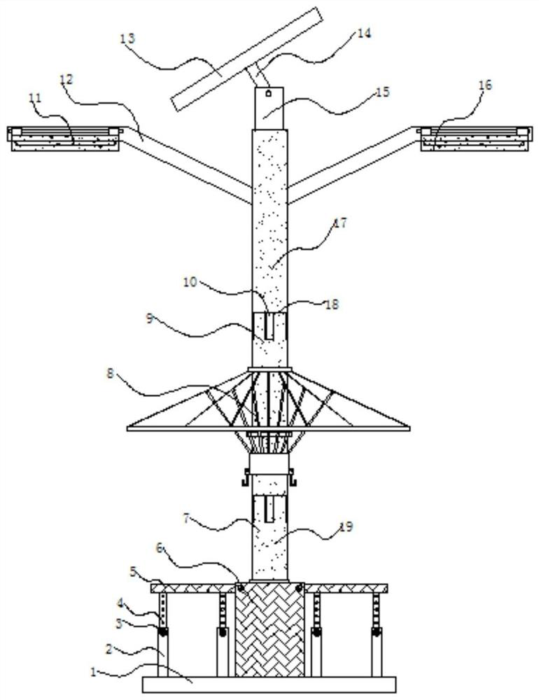 Novel environment-friendly and energy-saving LED street lamp