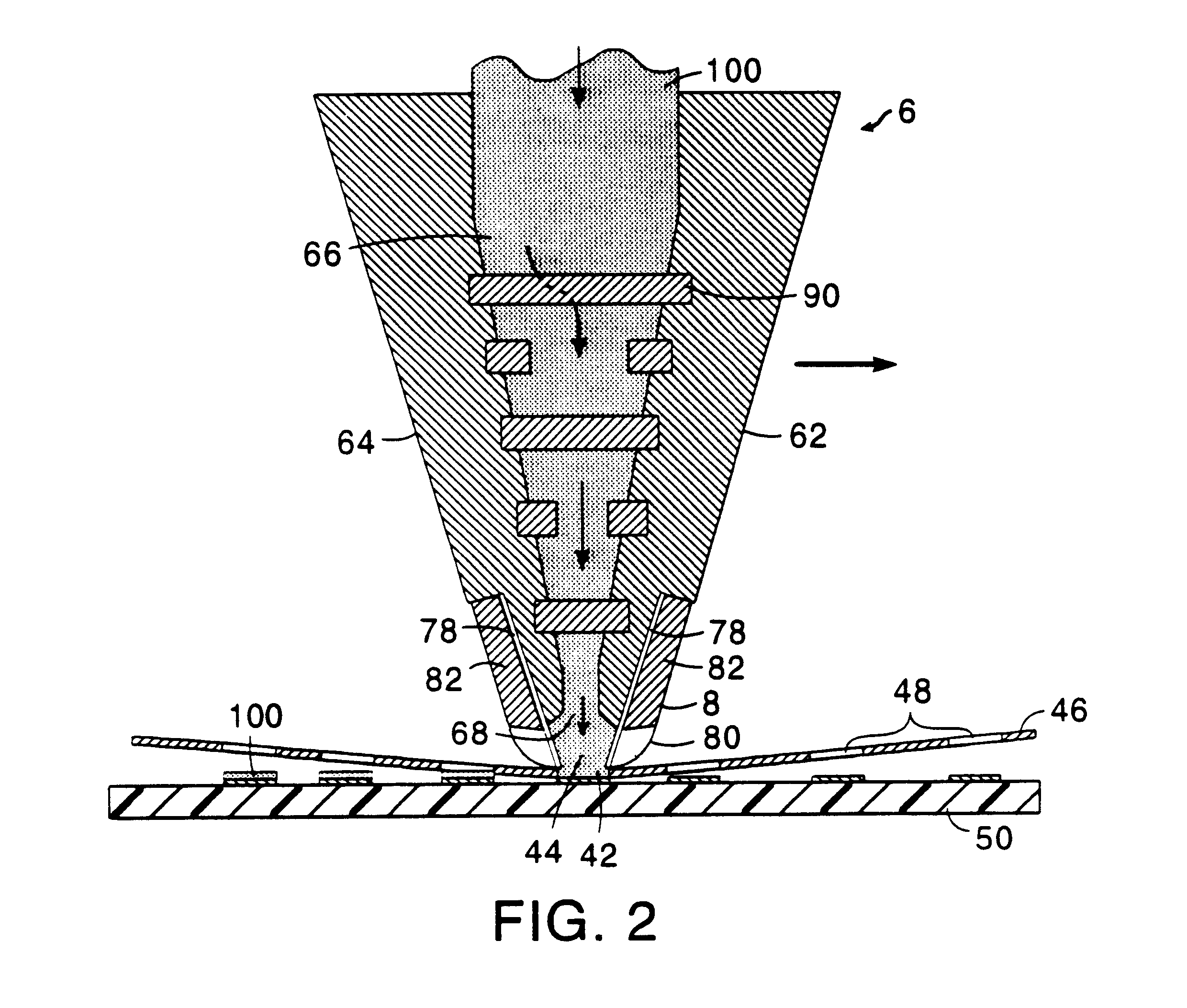 Method and apparatus for dispensing viscous material