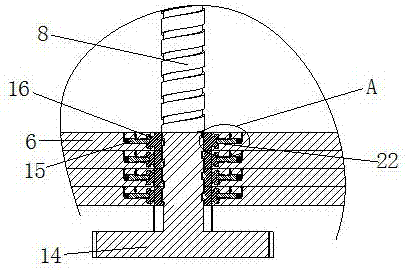 Lifting type multi-layer clamp storage rack