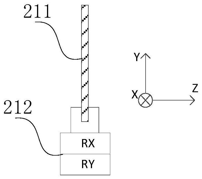 Detection device and detection method of optical system