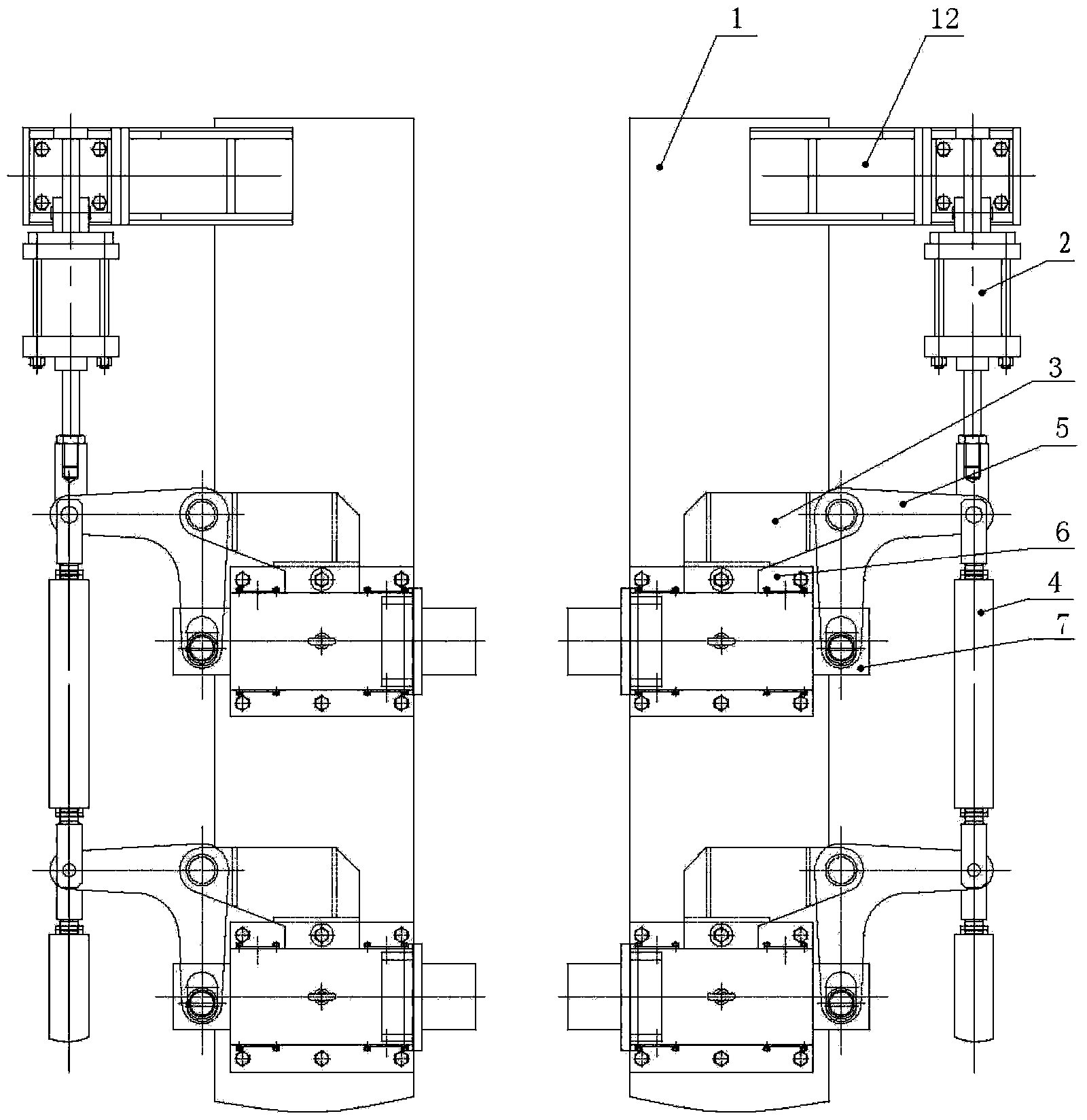 Steel plate stacker crane