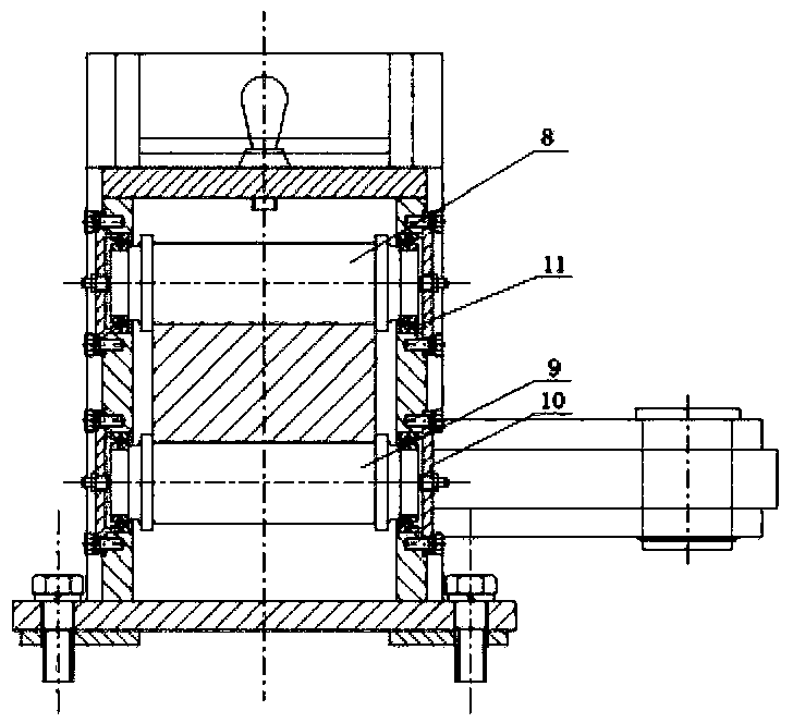 Steel plate stacker crane