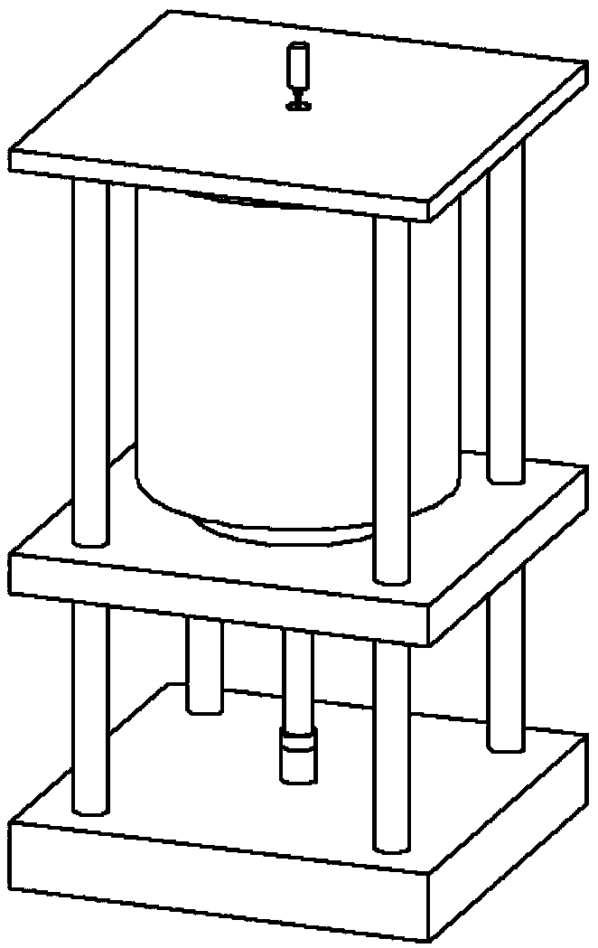 Small punch creep test device and method with capability to precise and continuous loading