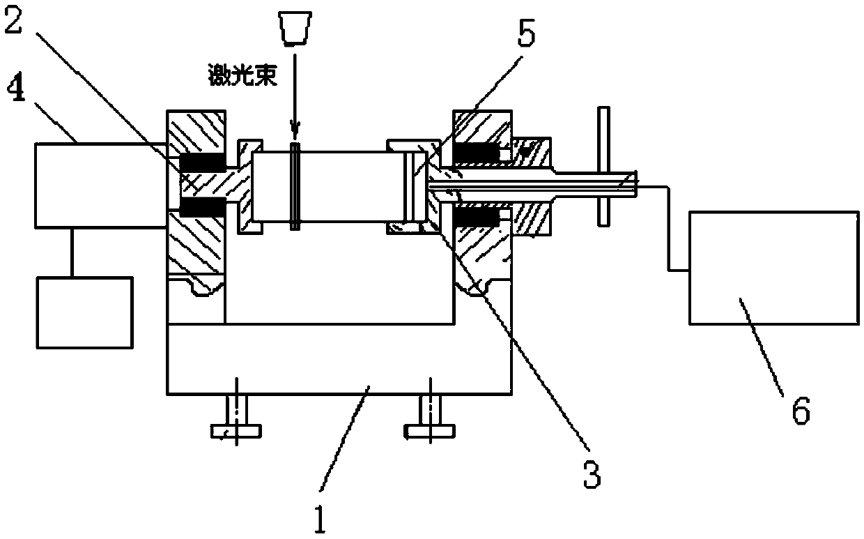 An ultrasonic-assisted laser welding device and method for dissimilar metal materials