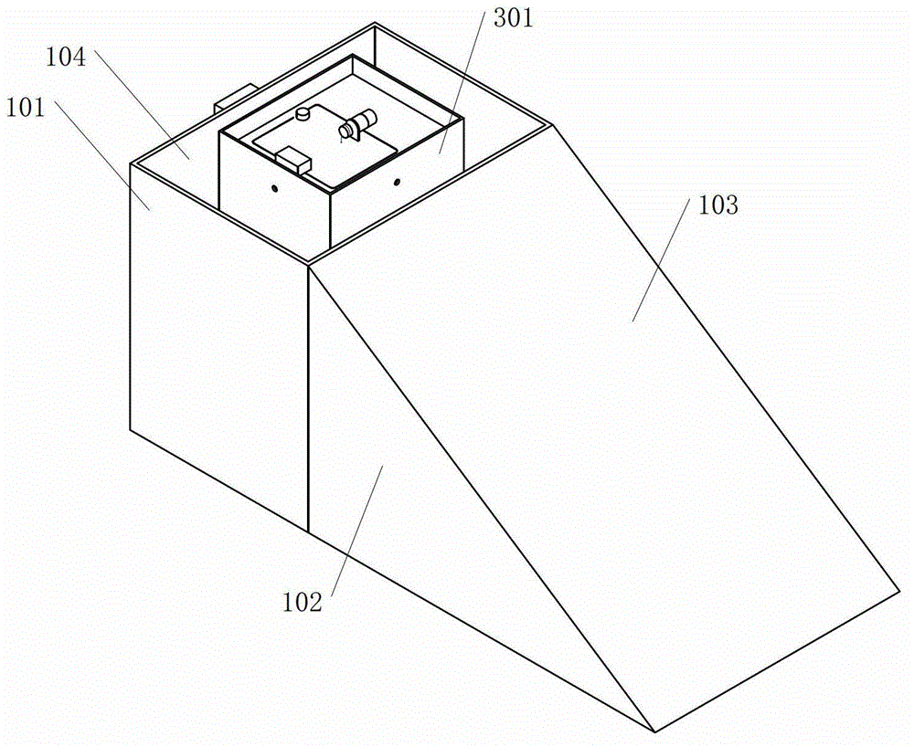 Overtopping wave energy power generation device