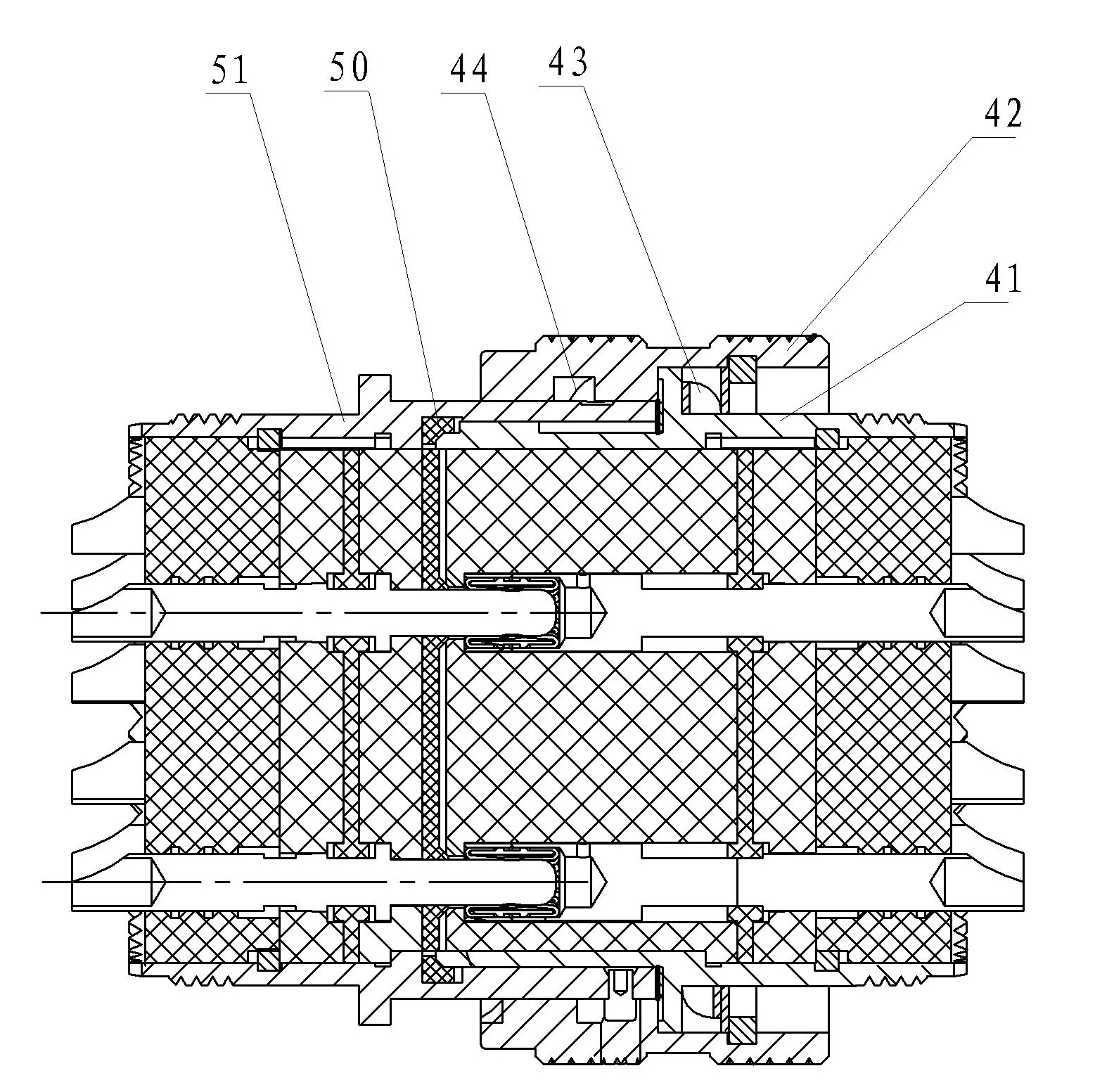 Locking and sealing electric connector