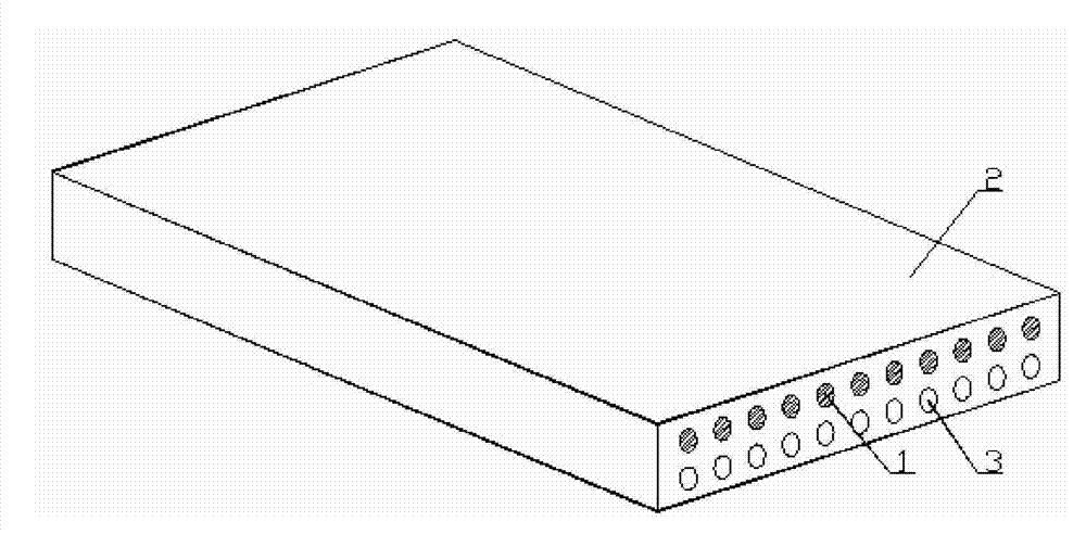 Bamboo charcoal stick fiber mattress and production method