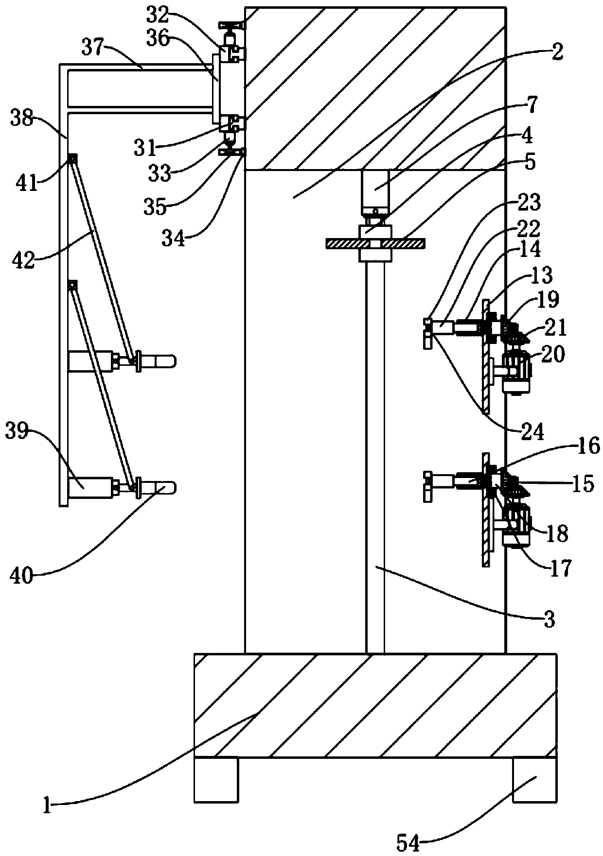 Drilling machine with functions of automatically replacing and cleaning drilling rods