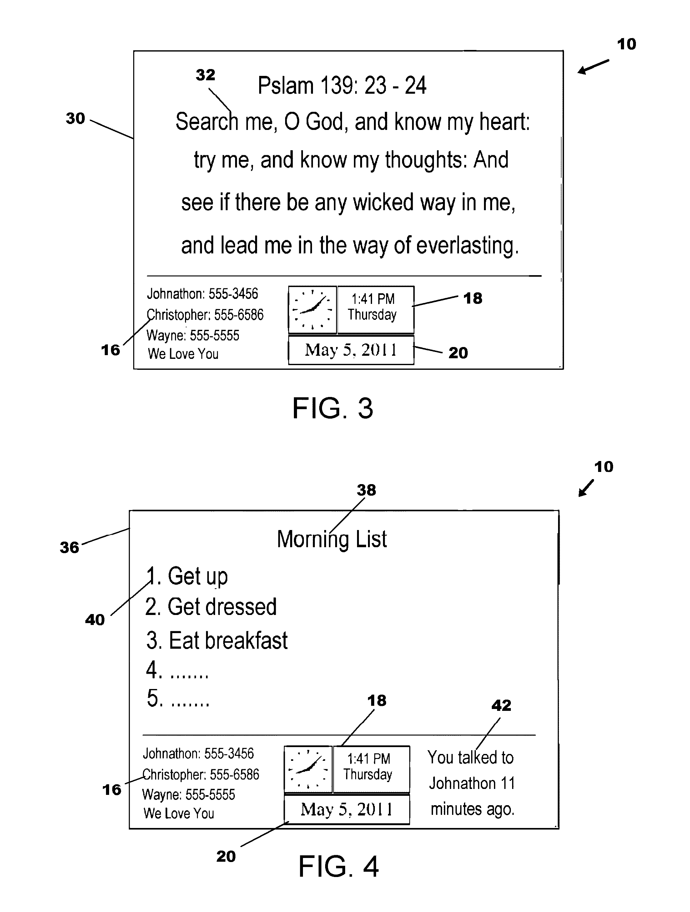 System using projector to display reminder messages generated remotely