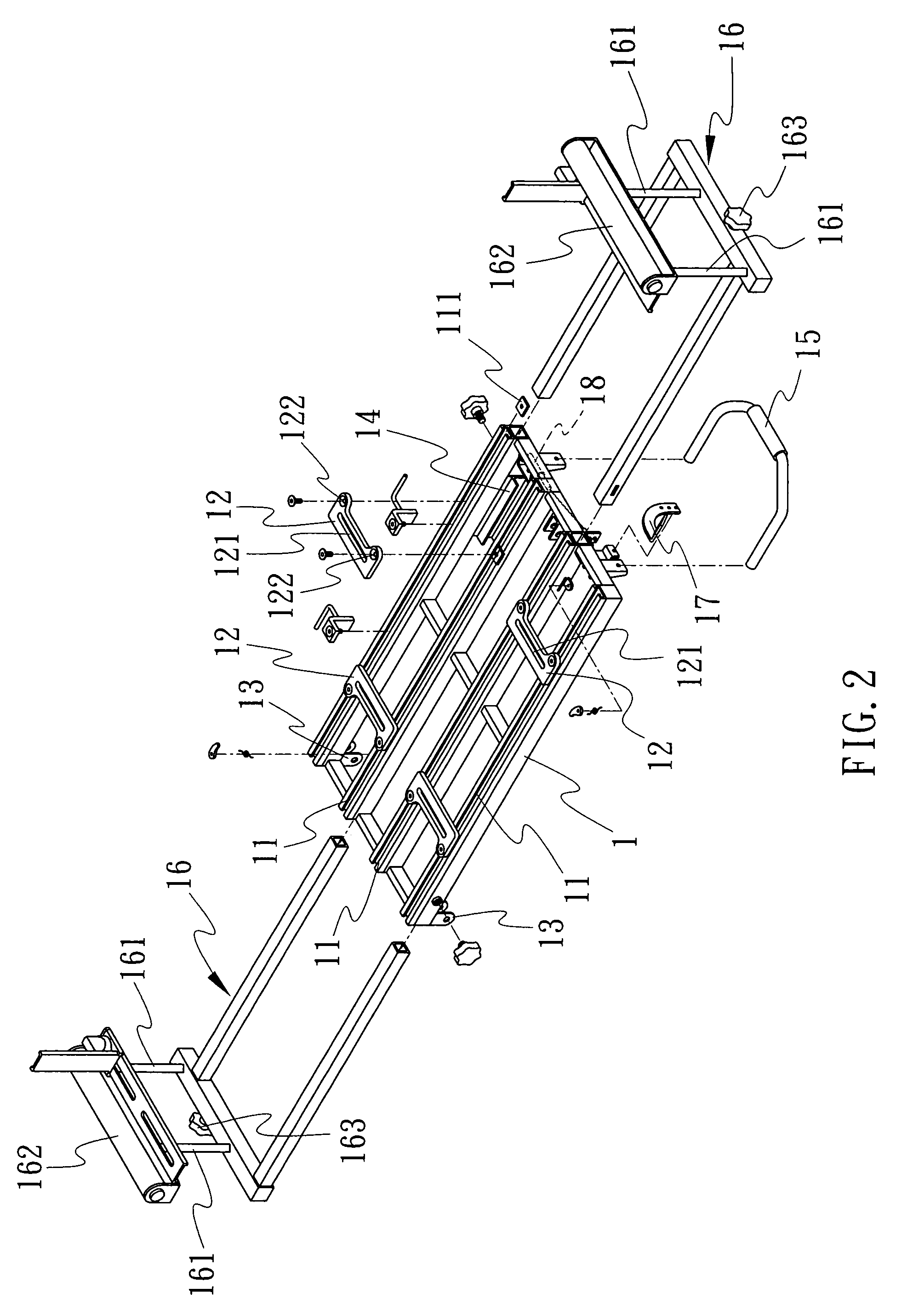 Cutting machine push cart