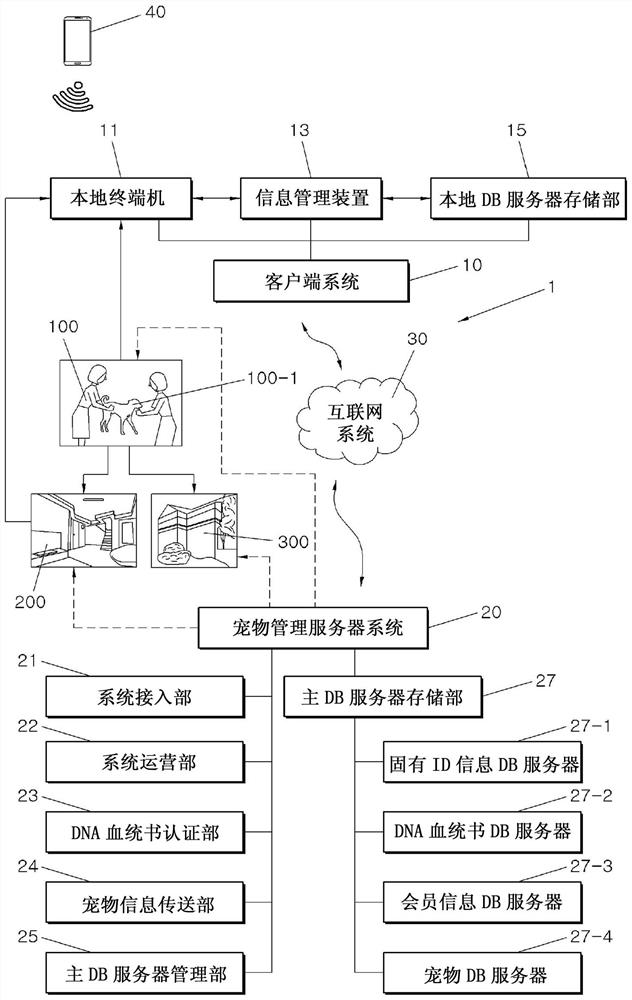 Pet relationship network basic system and construction application method for efficient management