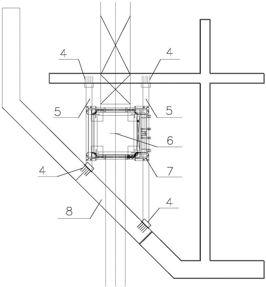 Tower crane construction technology used for super high-rise building steel structure