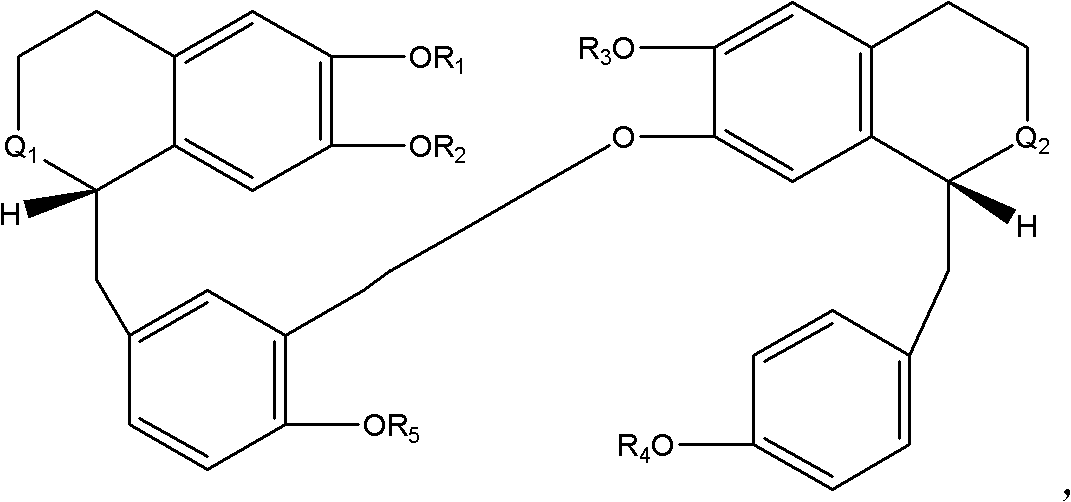 Novel uses of bisbenzylisoquinoline alkaloid derivative or analogue of general formula I