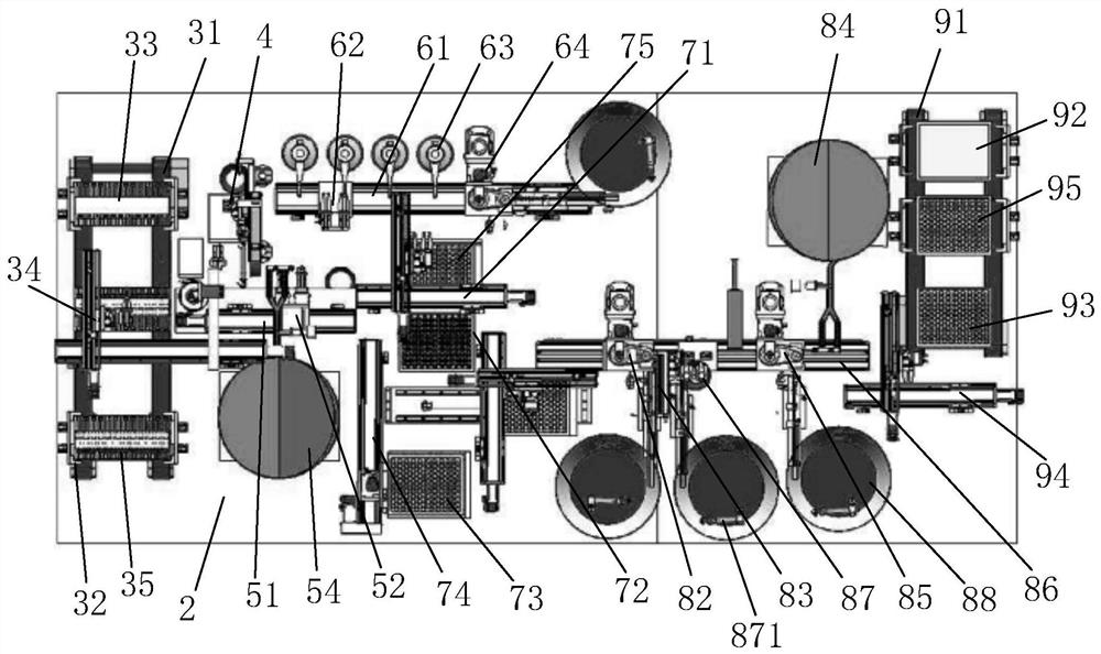 Automatic split charging and extracting system for air sampling carbon tubes