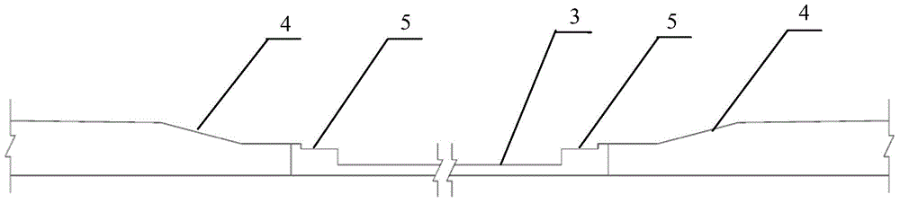 Wingless wall water gate arrangement mode