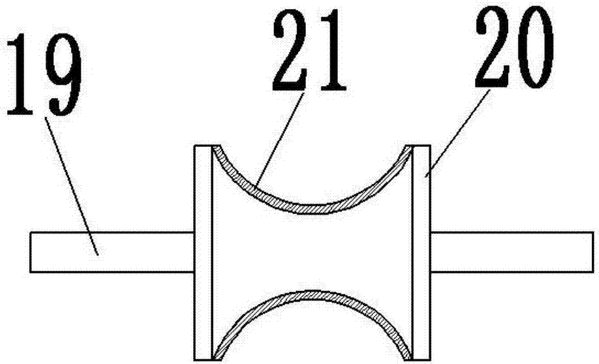 Pipe burying pay-off device for water conservancy construction and with length recording function