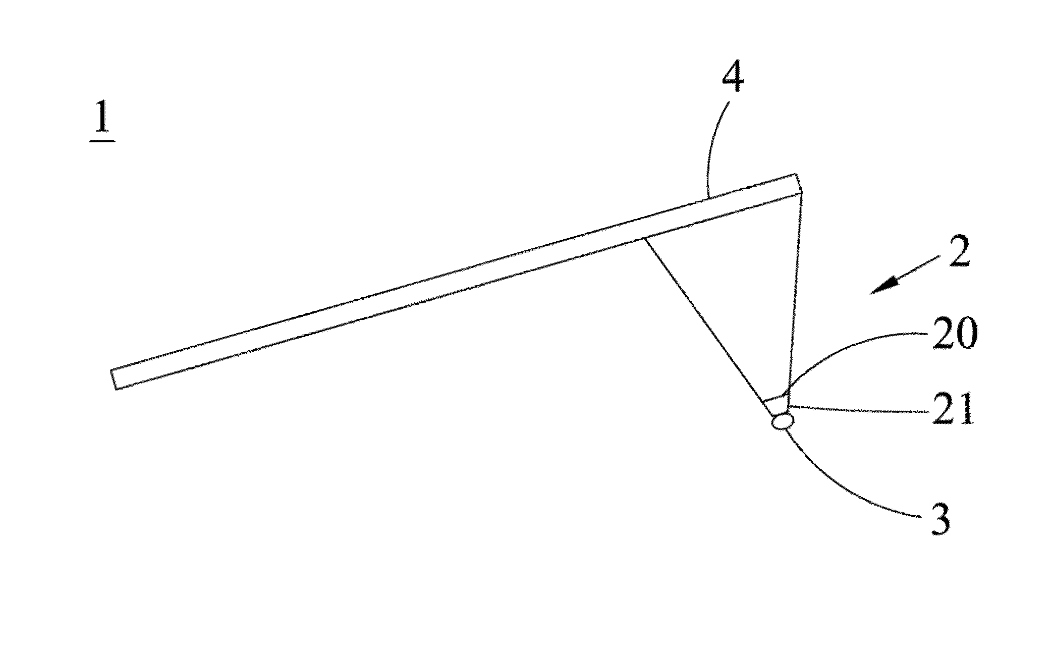 Charged probe and electric fields measurement method thereof