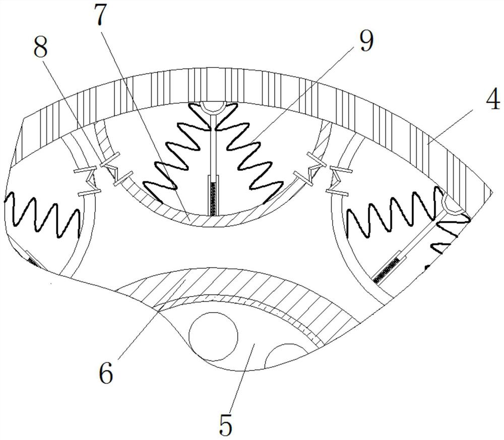 Clothing cloth dyeing and loosening device capable of avoiding uneven dyeing