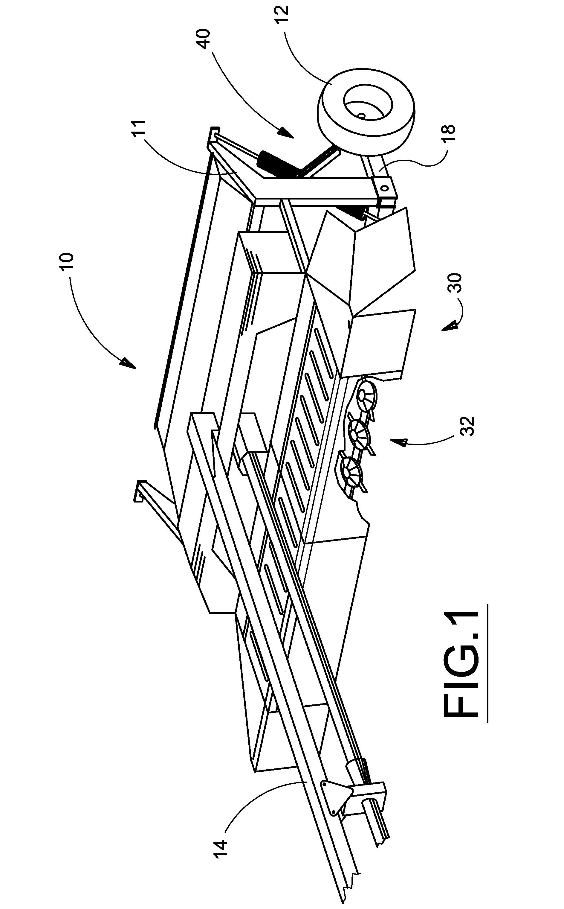 Intermediate lift cylinder lock for extra tall stubble biomass operation