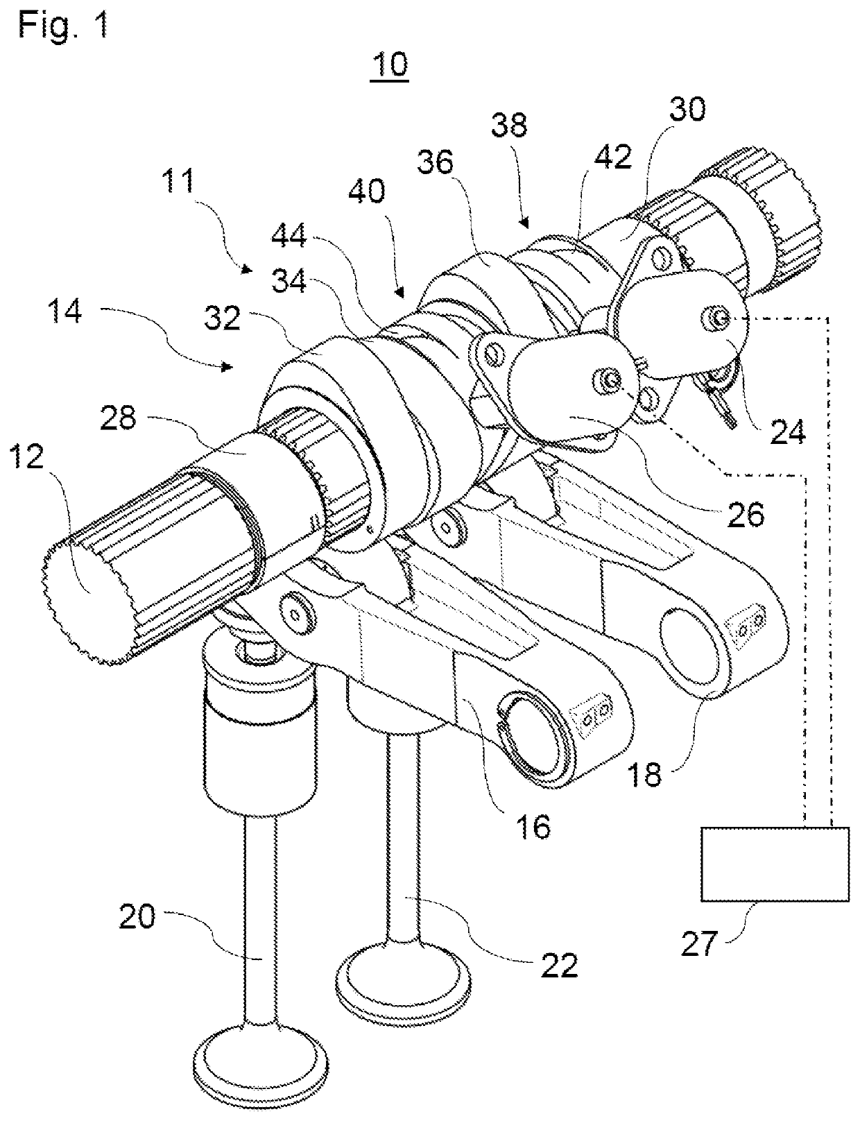 Method for assisted upshifting and device for this purpose