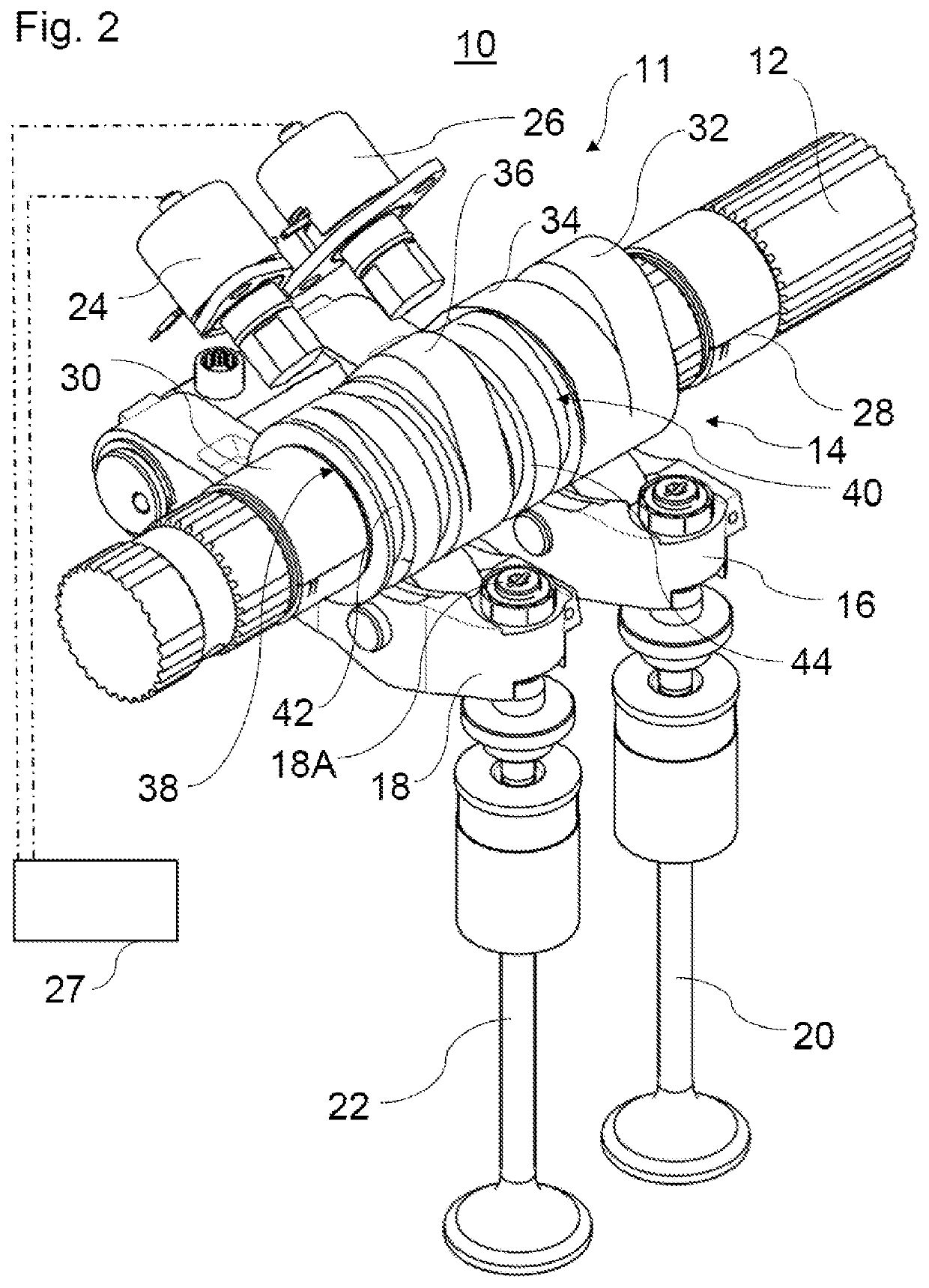 Method for assisted upshifting and device for this purpose