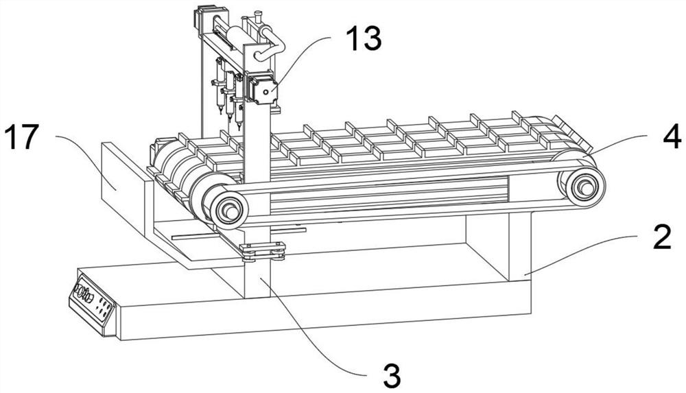 Four-station automatic dispenser mechanism