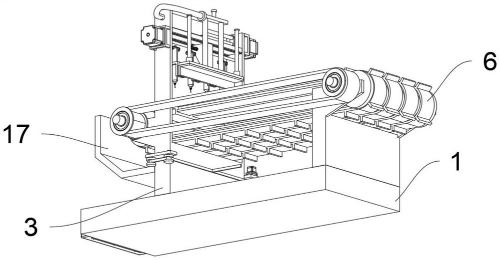 Four-station automatic dispenser mechanism