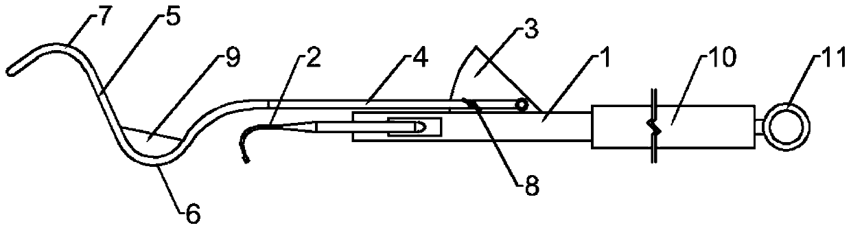 Cultivation soil treatment device for agricultural cotton planting