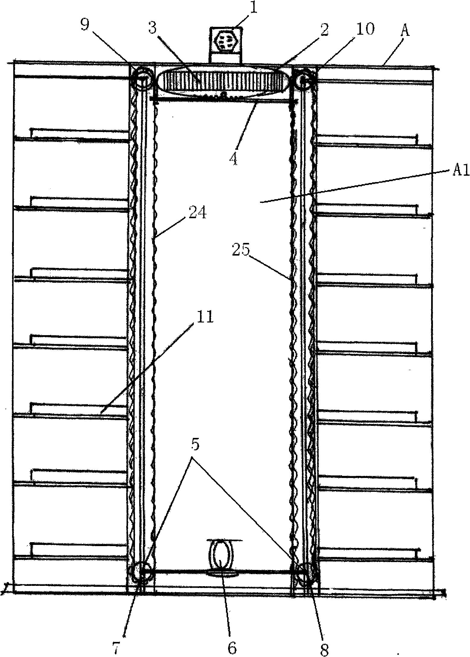 Digital three-dimensional automatic garage