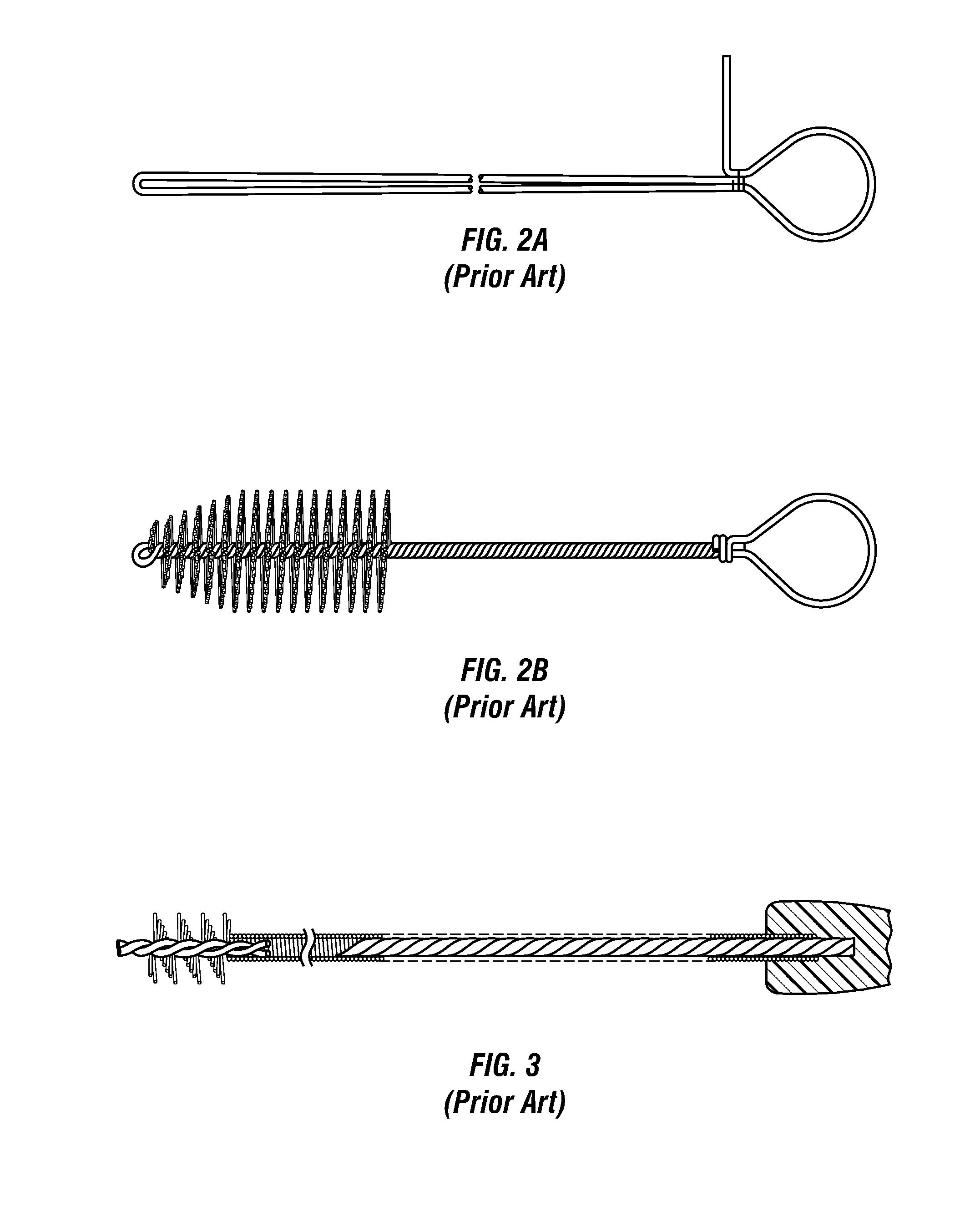 Homogeneous core wire protective cleaning tip