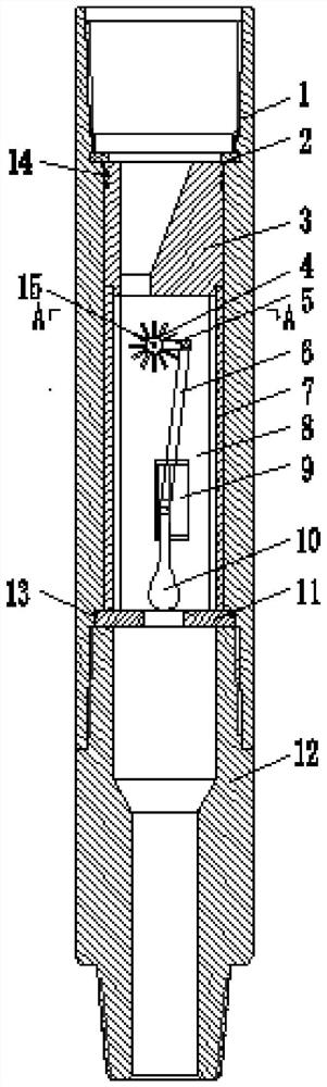 Rotating wheel driving type pulse generator