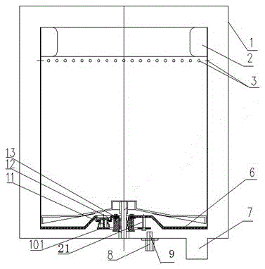 Washing machine environment-friendly water-saving working method and washing machine thereof