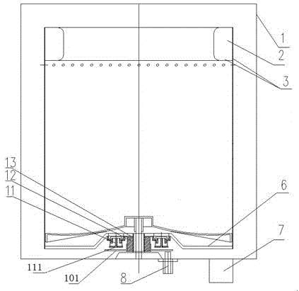 Washing machine environment-friendly water-saving working method and washing machine thereof