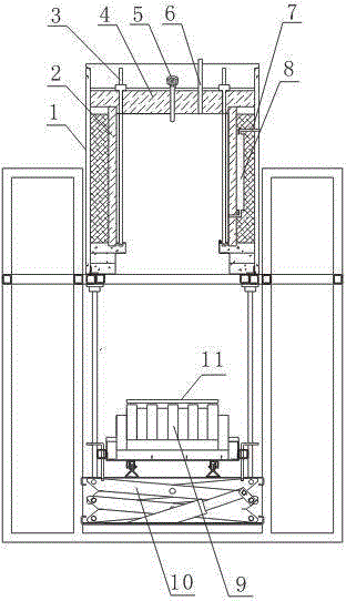 High-temperature lifting furnace