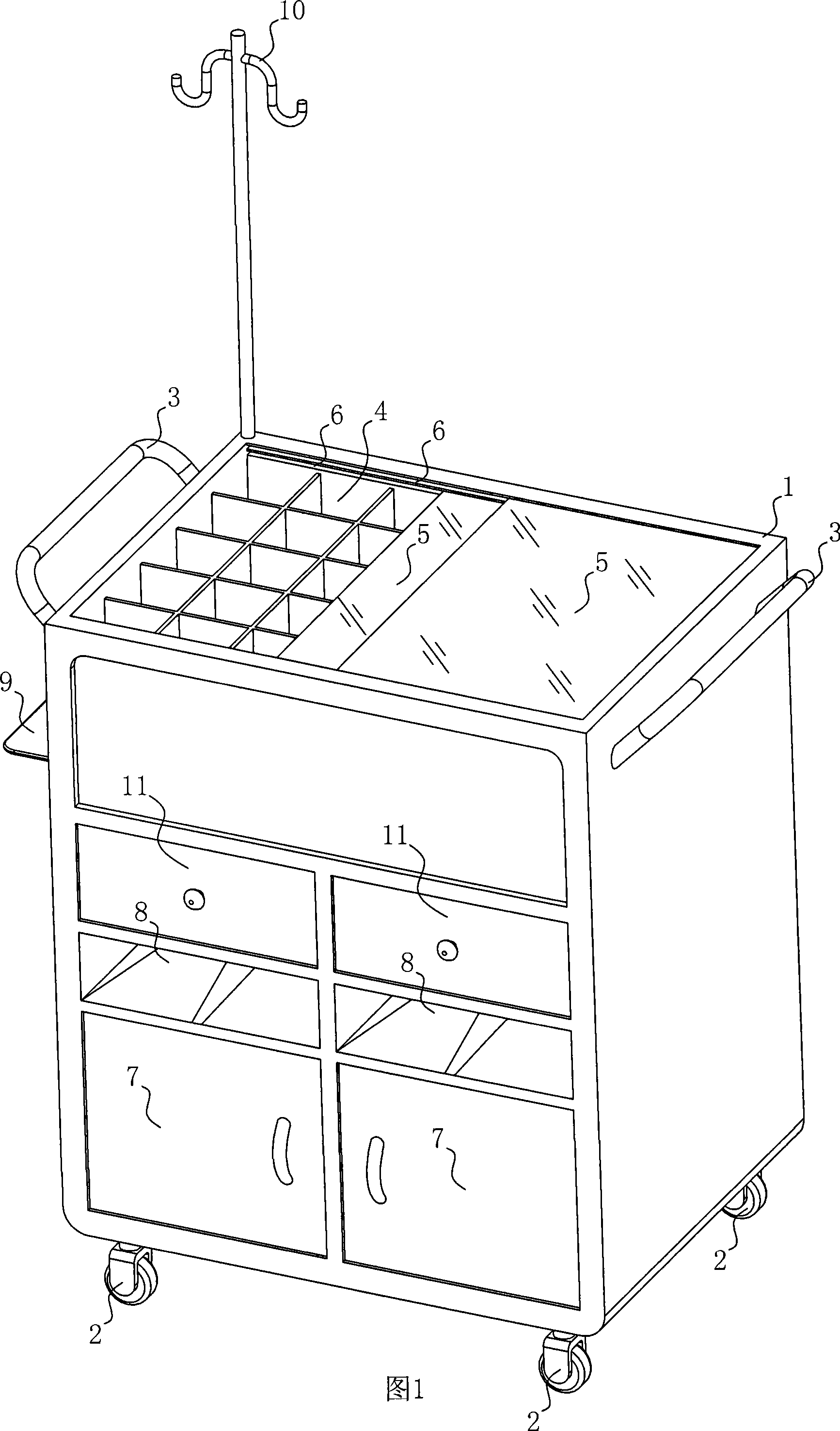 Multifunctional closed transfusion therapy vehicle