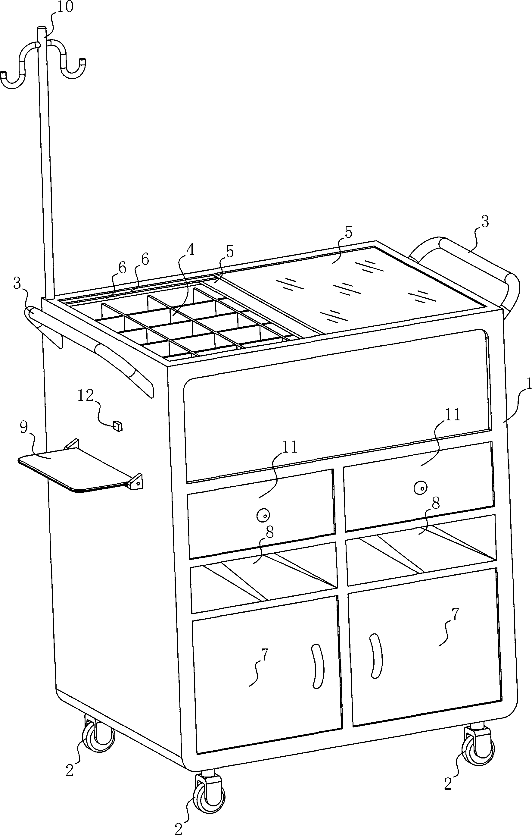 Multifunctional closed transfusion therapy vehicle